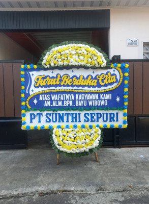 Papan Bunga Duka di Cintapuri Darussalam
