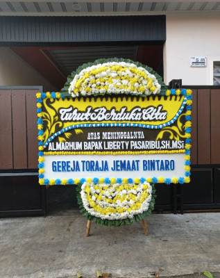Papan Bunga Duka di Cintapuri Darussalam